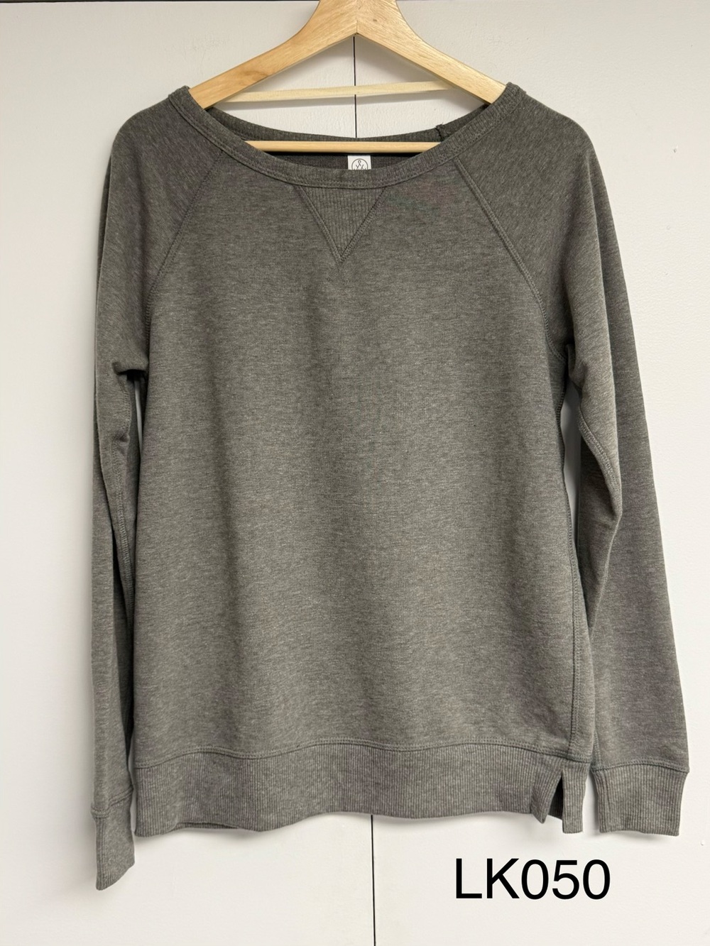 NWT Alternative Apparel Reversible Gray French Terry Sweatshirt S